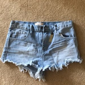 Light Denim Shorts